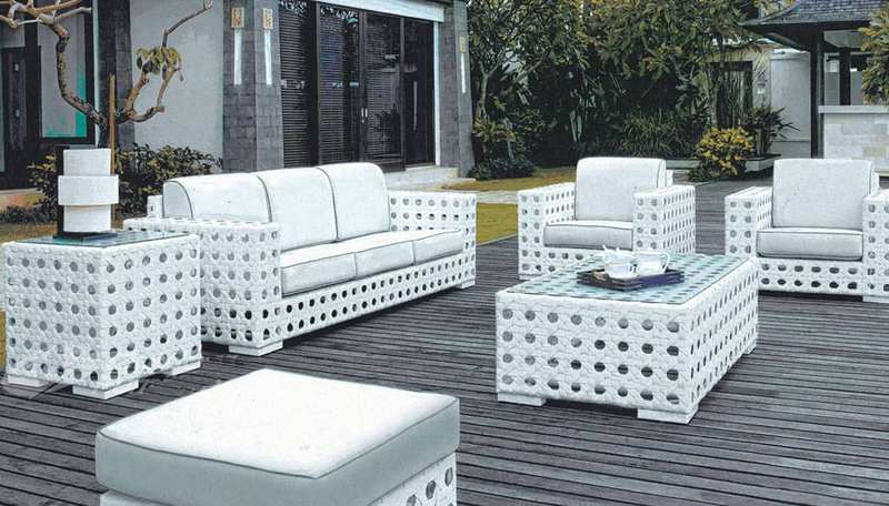 Dark Wicker 4-Piece Set
